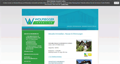 Desktop Screenshot of immobilien-wolfsegger.at